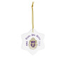 Alpha Phi Delta Ceramic Ornaments, 3 Shapes To Choose From