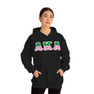 Alpha Kappa Alpha Two Tone Lettered Hooded Sweatshirts