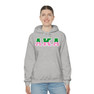 Alpha Kappa Alpha Two Tone Lettered Hooded Sweatshirts