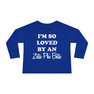 I'm So Loved By a Zeta Phi Beta Toddler Long Sleeve Tee