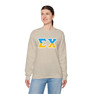 Sigma Chi Two Toned Greek Lettered Crewneck Sweatshirts