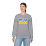 Sigma Chi Two Toned Greek Lettered Crewneck Sweatshirts