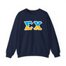 Sigma Chi Two Toned Greek Lettered Crewneck Sweatshirts