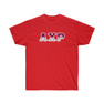 Alpha Chi Rho Two Toned Greek Lettered T-shirts