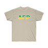 Alpha Gamma Rho Two Toned Greek Lettered T-shirts