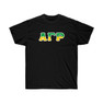 Alpha Gamma Rho Two Toned Greek Lettered T-shirts