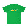 Alpha Gamma Rho Two Toned Greek Lettered T-shirts