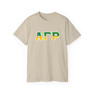 Alpha Gamma Rho Two Toned Greek Lettered T-shirts
