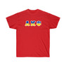 Alpha Kappa Psi Two Toned Greek Lettered T-shirts