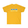 Alpha Tau Omega Two Toned Greek Lettered T-shirts