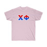 Chi Phi Two Toned Greek Lettered T-shirts