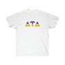 Delta Tau Delta Two Toned Greek Lettered T-shirts
