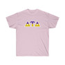 Delta Tau Delta Two Toned Greek Lettered T-shirts