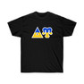 Delta Upsilon Two Toned Greek Lettered T-shirts