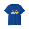 Delta Upsilon Two Toned Greek Lettered T-shirts