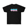 Phi Beta Kappa Two Toned Greek Lettered T-shirts