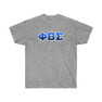 Phi Beta Sigma Two Toned Greek Lettered T-shirts