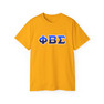 Phi Beta Sigma Two Toned Greek Lettered T-shirts