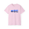 Phi Beta Sigma Two Toned Greek Lettered T-shirts