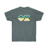 Phi Chi Two Toned Greek Lettered T-shirts