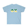 Phi Chi Two Toned Greek Lettered T-shirts