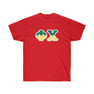 Phi Chi Two Toned Greek Lettered T-shirts