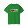 Phi Sigma Kappa Two Toned Greek Lettered T-shirts