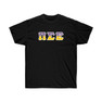 Pi Sigma Epsilon Two Toned Greek Lettered T-shirts