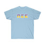 Pi Sigma Epsilon Two Toned Greek Lettered T-shirts