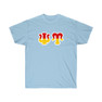 Psi Upsilon Two Toned Greek Lettered T-shirts