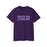 Sigma Alpha Mu Two Toned Greek Lettered T-shirts