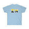 Sigma Nu Two Toned Greek Lettered T-shirts