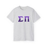 Sigma Pi Two Toned Greek Lettered T-shirts