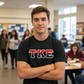 Tau Kappa Epsilon Two Toned Greek Lettered T-shirts