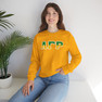 Alpha Gamma Rho Two Toned Greek Lettered Crewneck Sweatshirts
