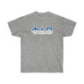 Phi Delta Theta Two Toned Greek Lettered T-shirts