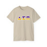 Delta Sigma Pi Two Toned Greek Lettered T-shirts