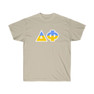 Delta Phi Two Toned Greek Lettered T-shirts