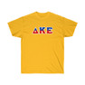 Delta Kappa Epsilon Two Toned Greek Lettered T-shirts