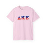 Delta Kappa Epsilon Two Toned Greek Lettered T-shirts