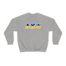 Alpha Kappa Psi Two Toned Greek Lettered Crewneck Sweatshirts