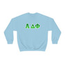 Alpha Delta Phi Two Toned Greek Lettered Crewneck Sweatshirts