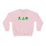 Alpha Delta Phi Two Toned Greek Lettered Crewneck Sweatshirts