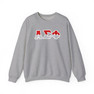 Alpha Sigma Phi Two Toned Greek Lettered Crewneck Sweatshirts