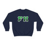 FarmHouse Fraternity Two Toned Greek Lettered Crewneck Sweatshirts