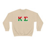 Kappa Sigma Two Toned Greek Lettered Crewneck Sweatshirts