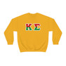 Kappa Sigma Two Toned Greek Lettered Crewneck Sweatshirts