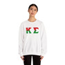 Kappa Sigma Two Toned Greek Lettered Crewneck Sweatshirts
