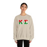 Kappa Sigma Two Toned Greek Lettered Crewneck Sweatshirts