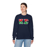 Kappa Sigma Two Toned Greek Lettered Crewneck Sweatshirts